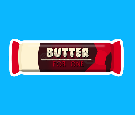 Butter For One Decal