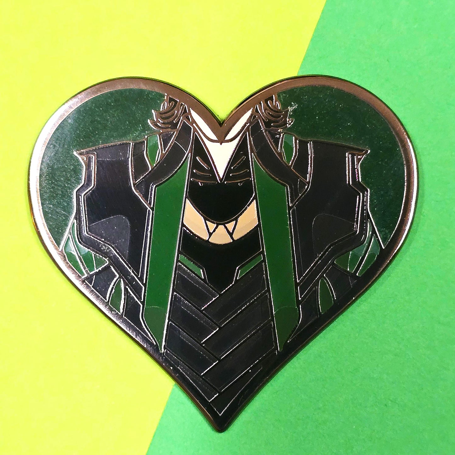 The Trickster Enamel Pin IN HAND! Heroic Hearts