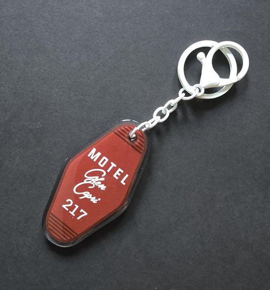 Motel Glen Capri Acrylic Keychain | Motel Key Tag | Teen Wolf | Stiles Stilinski | Scott McCall | Derek Hale | MTV |