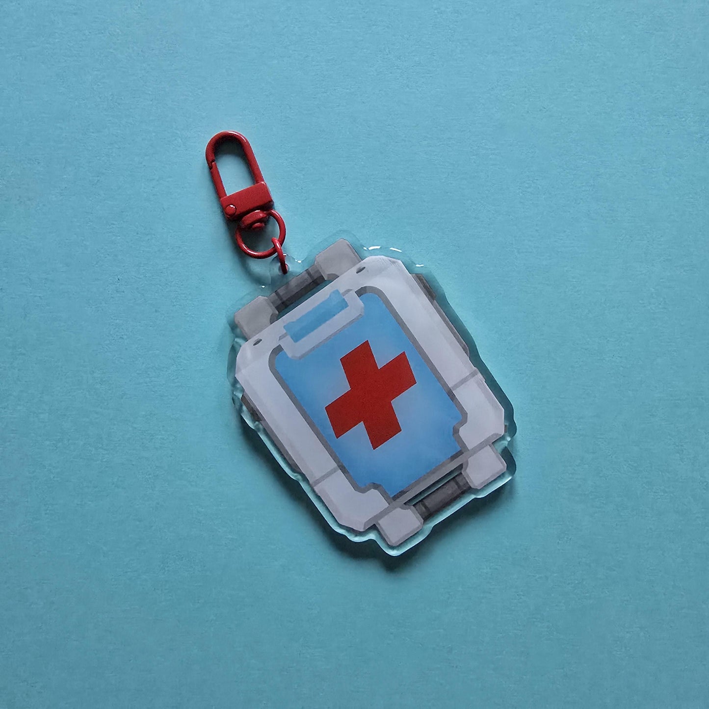 I Need Healing! Large Health Pack Acrylic Charm