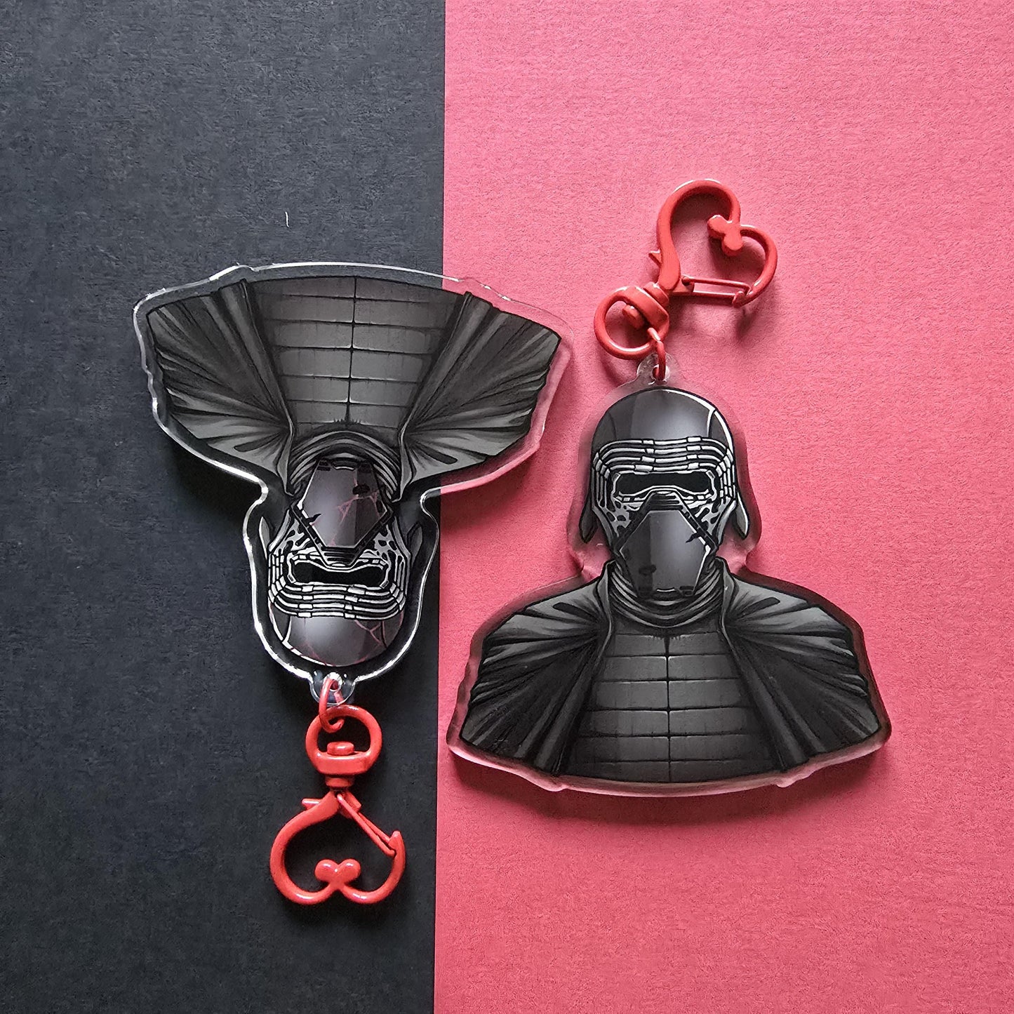 The Dark Prince Bust | Acrylic Charm Keychain | Kylo