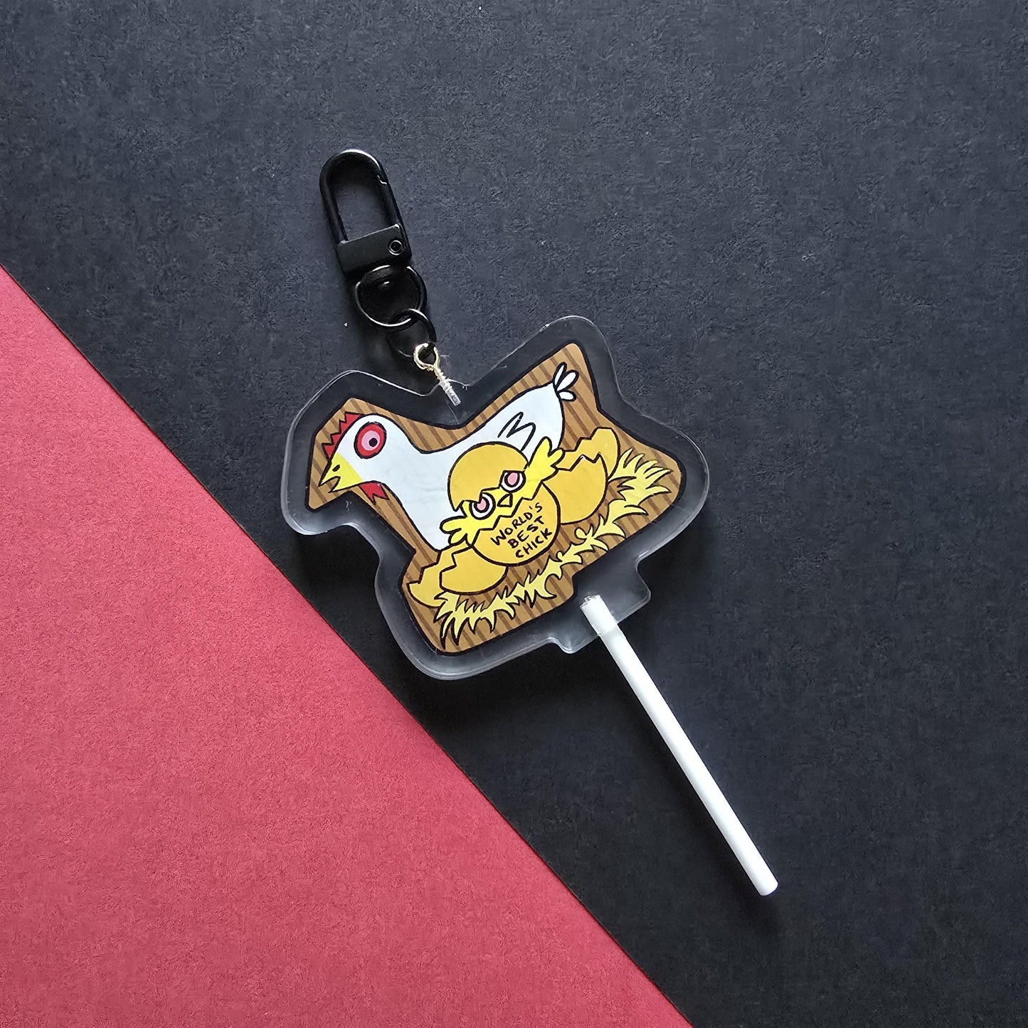 World's Best Pet/Chicken on a Stick | Dying Light Acrylic Charm Keychain