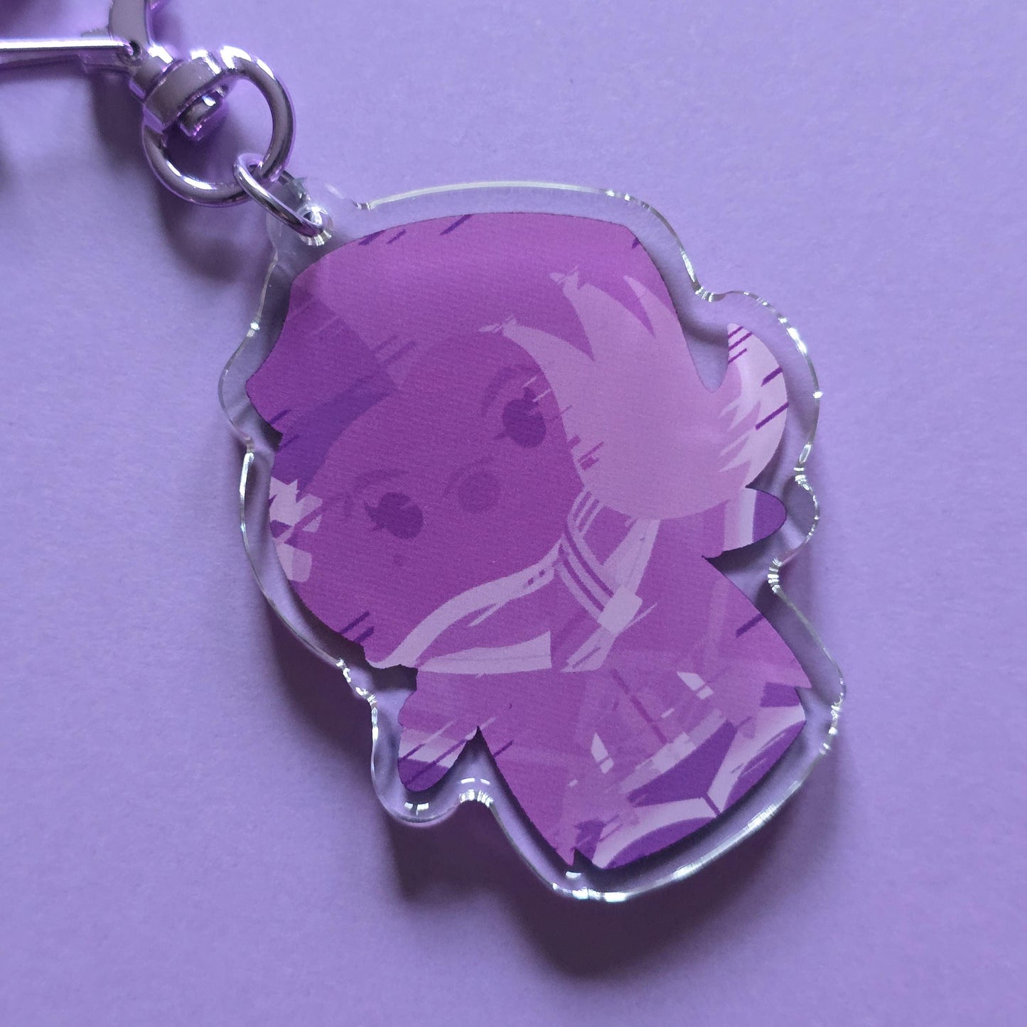 The Hacker Itty Bitty | Reversible Acrylic Charm Keychain | Sombra