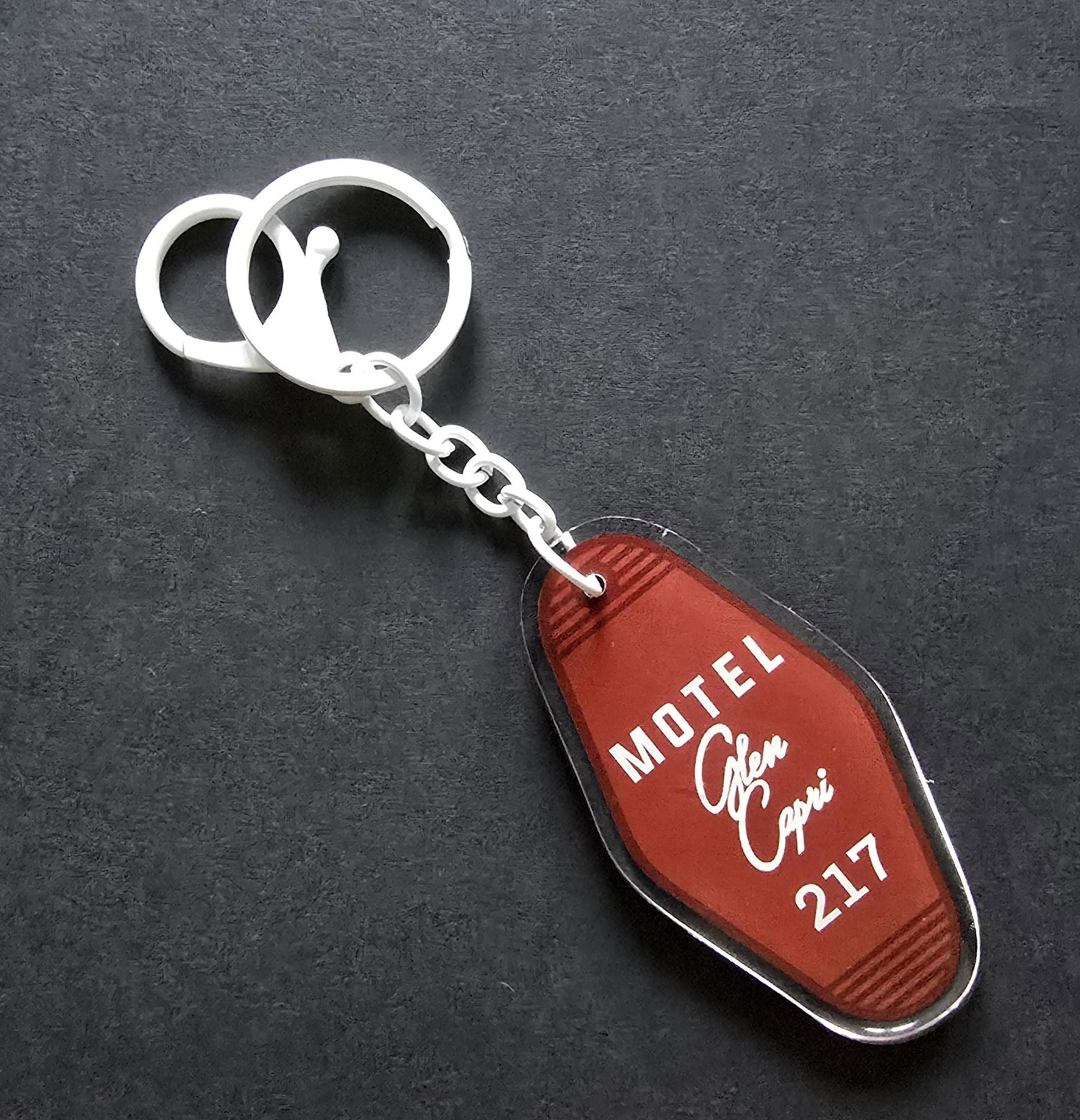 Motel Glen Capri Acrylic Keychain | Motel Key Tag | Teen Wolf | Stiles Stilinski | Scott McCall | Derek Hale | MTV |