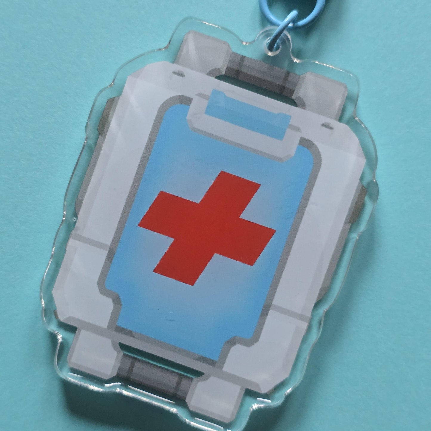 I Need Healing! Large Health Pack Acrylic Charm