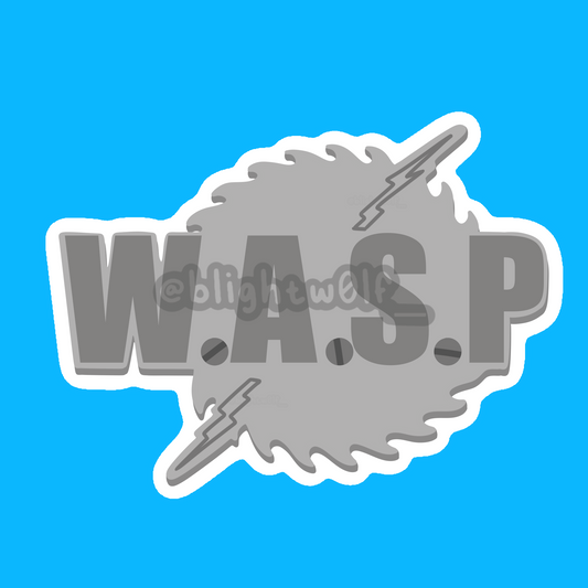 Eddie's WASP Pin Decal