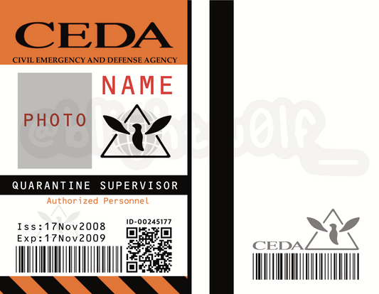 CEDA Cosplay Card | L4D