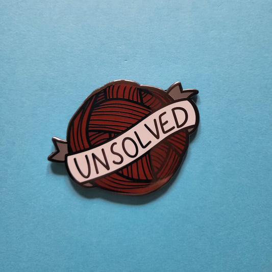 Red is For Unsolved Hard Enamel Pin